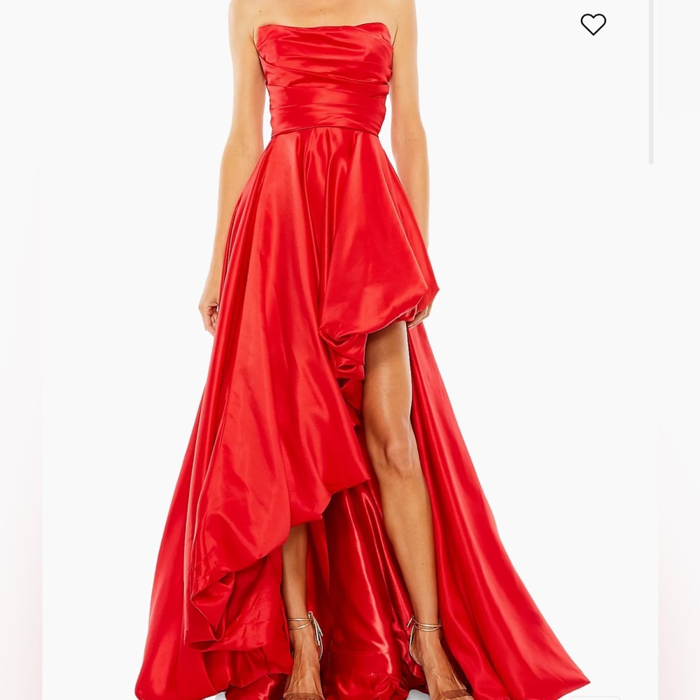Mac Duggal Red Maxi Dress